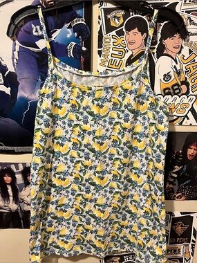 Italian Lemon Floral Print Cami